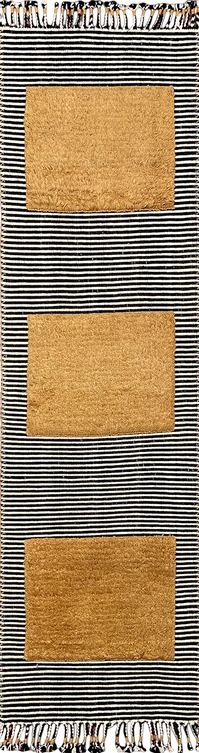 GB-4209 - گبه گلیم مدرن زبرا