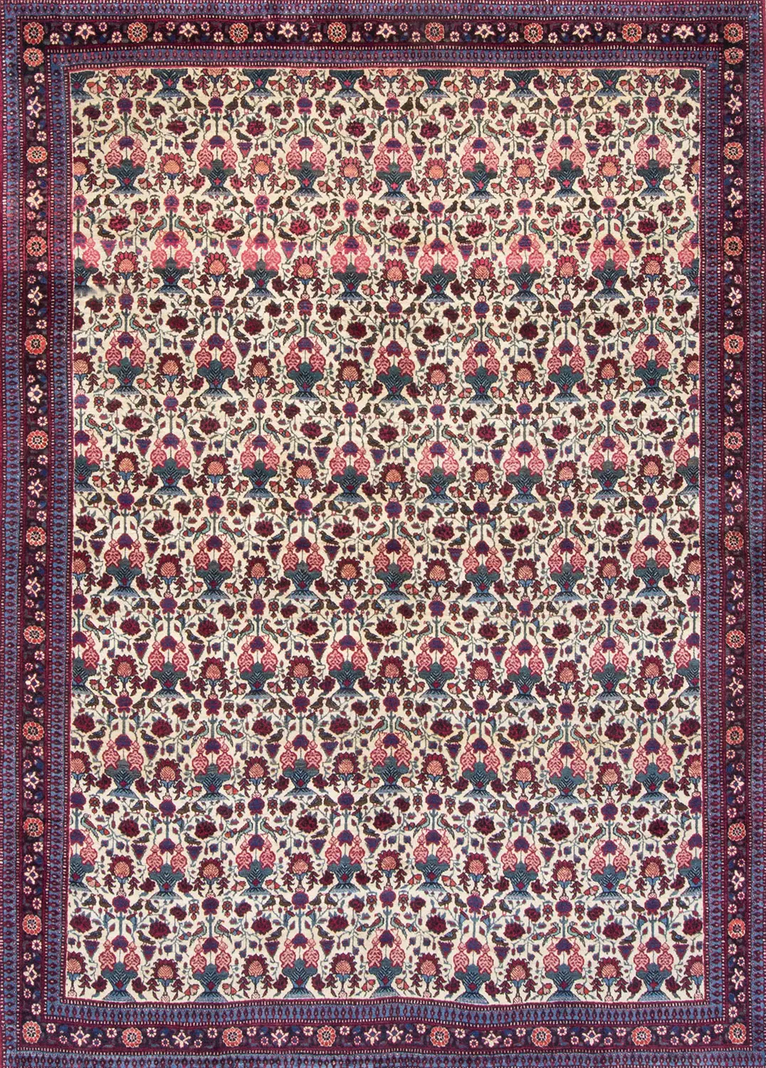 AN-mf11908 - قالیچه ظله سلطان آنتیک